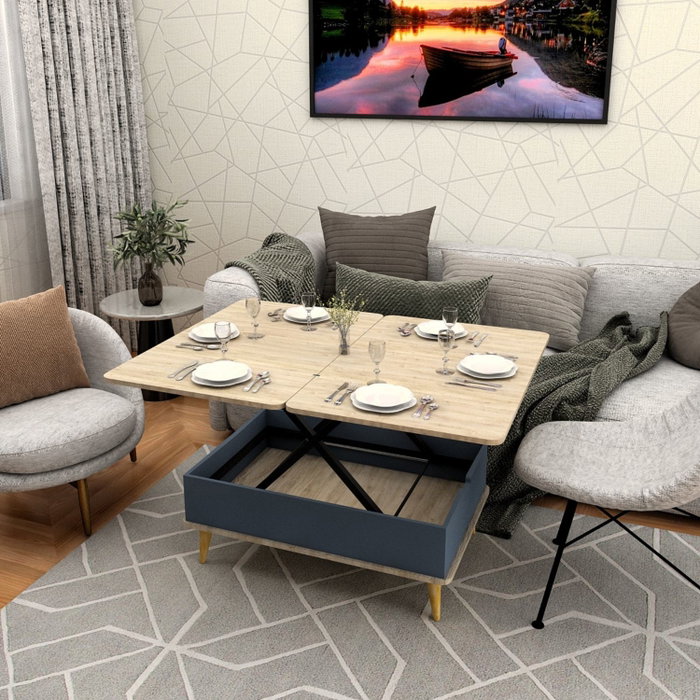 Hanah Home Dy Ada - Alaska, Mesa de centro Antracita